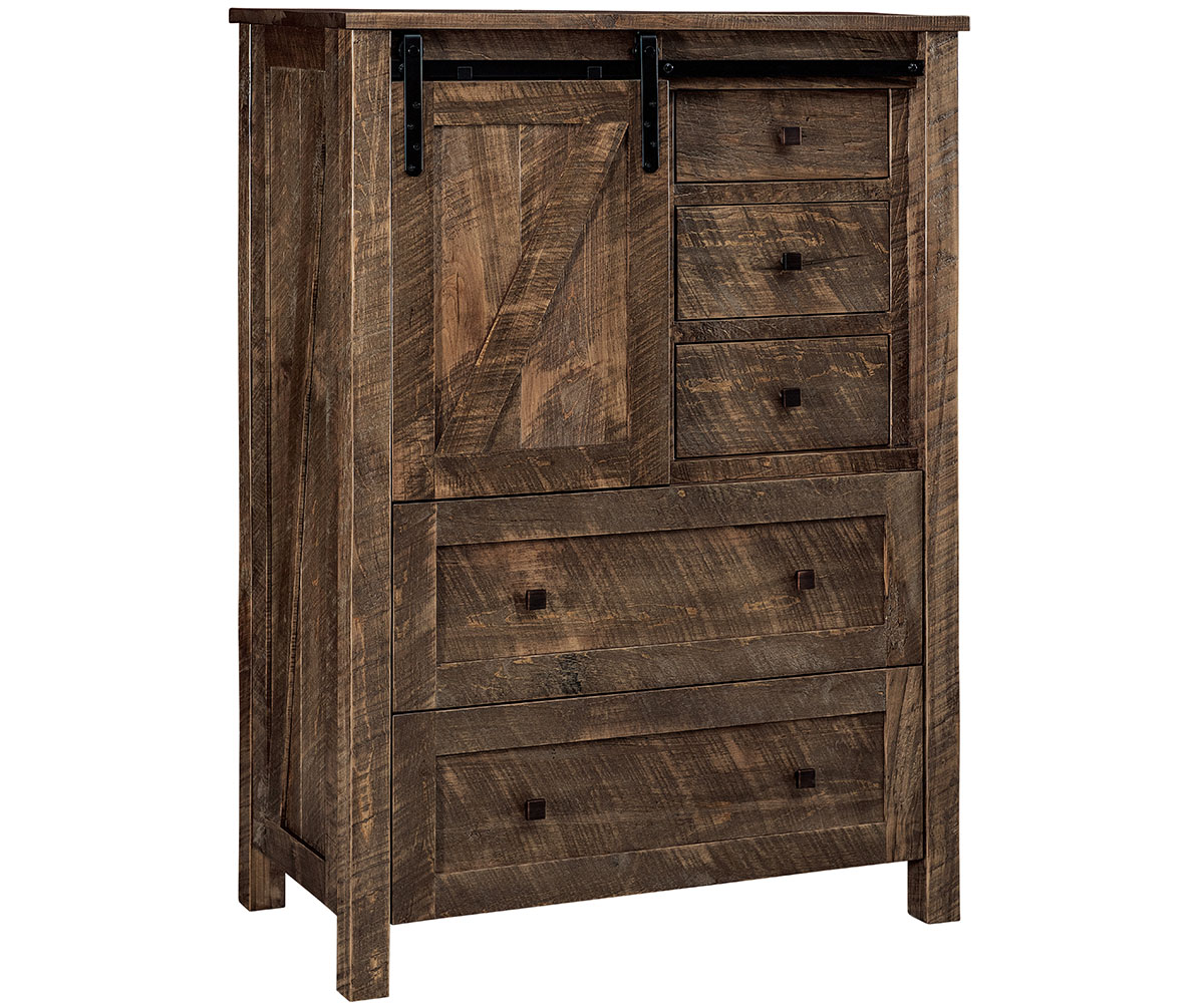 Rustic 5 Drawer Chest