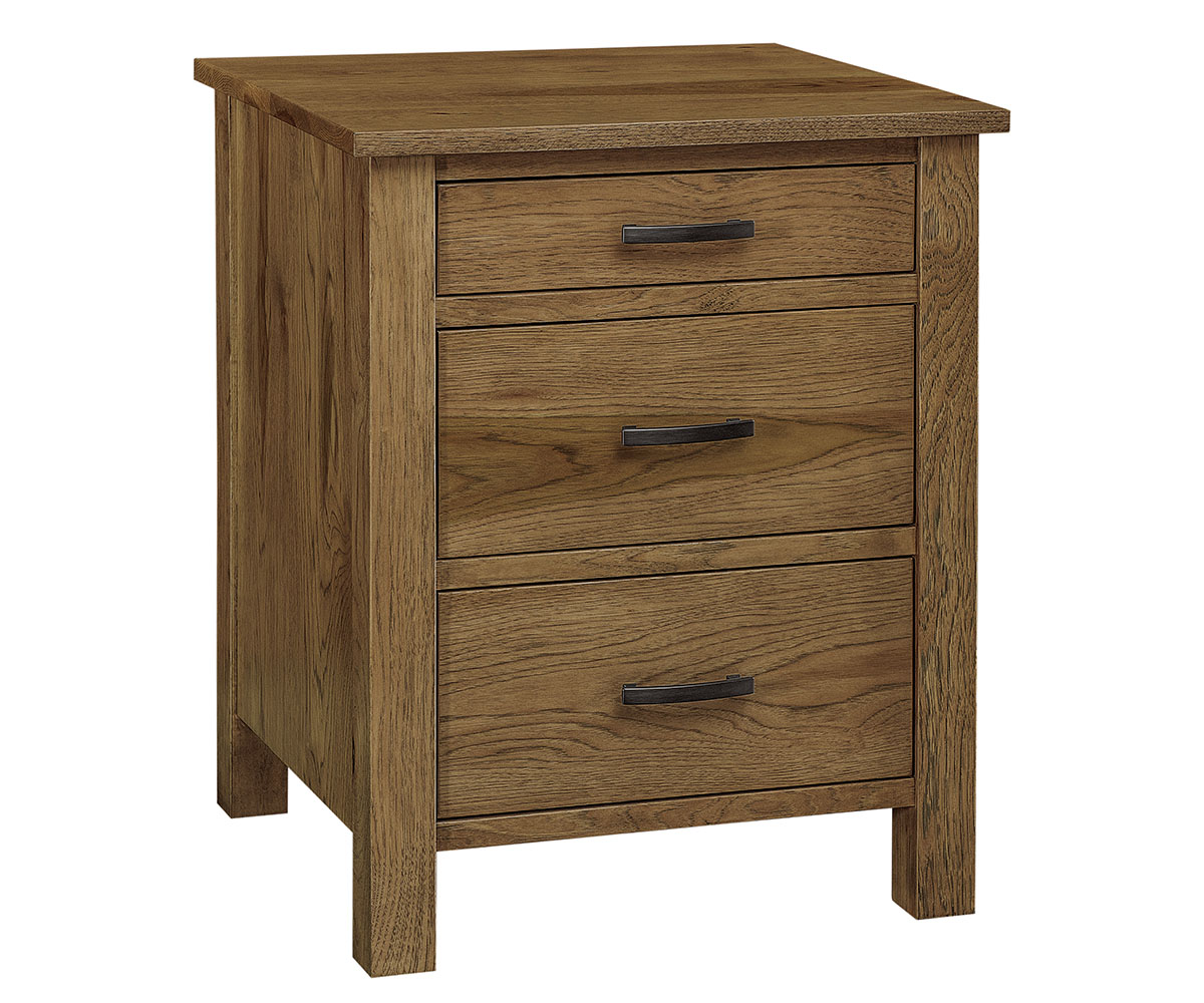 Riverside 3 Drawer Nightstand
