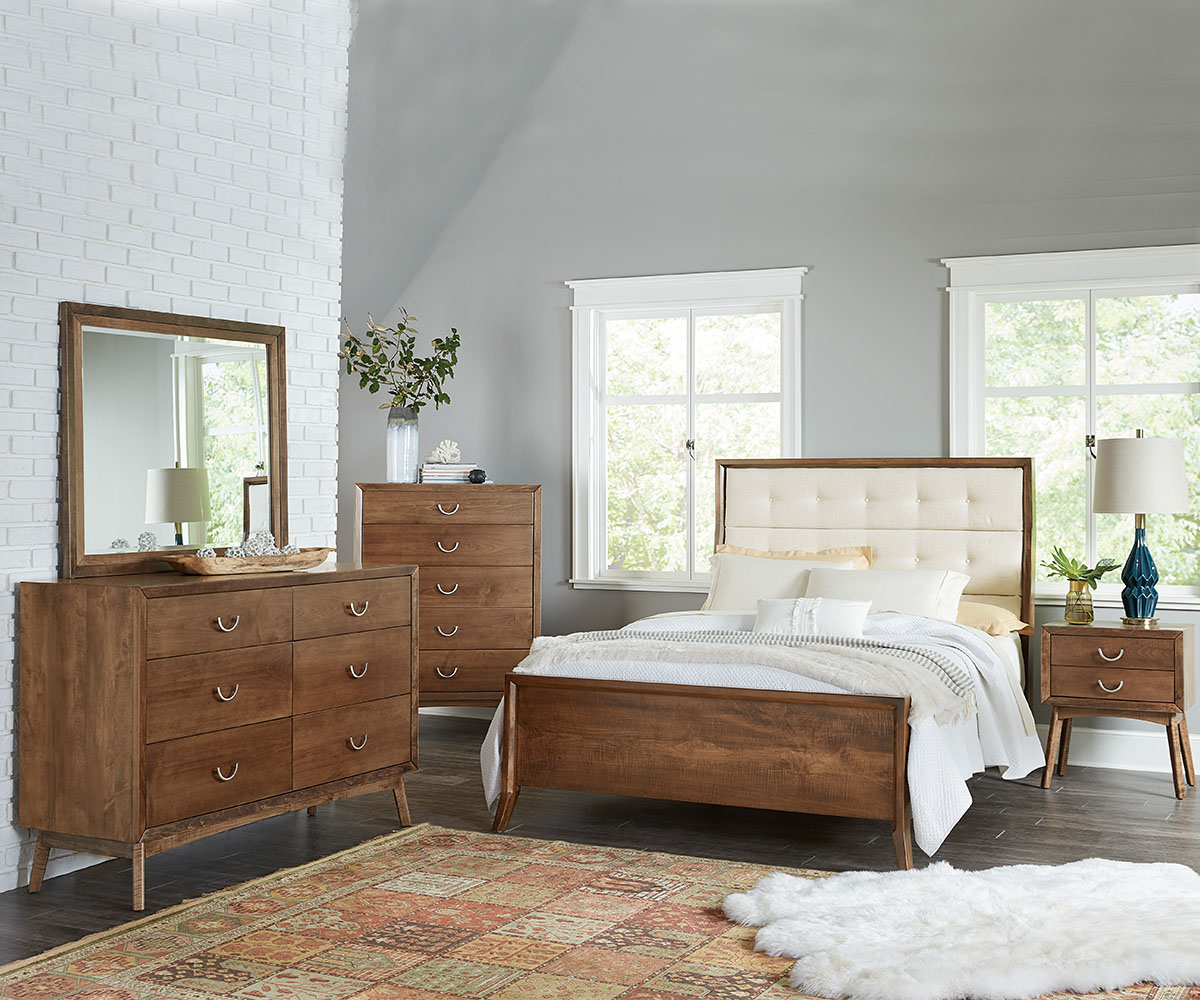 Tucson Bed With Fabric Headboard - Image 4