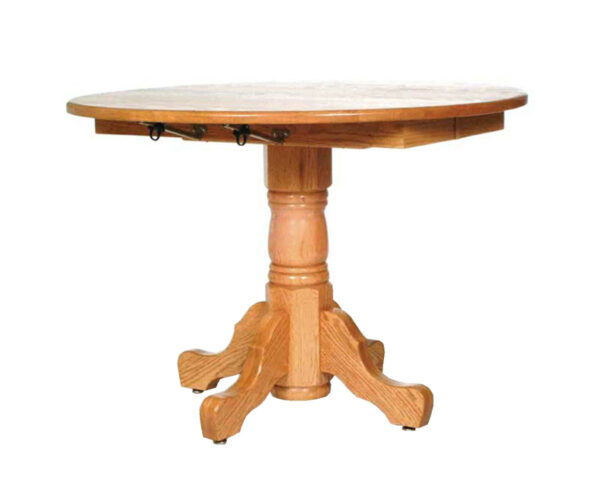 Single Pedestal Drop Leaf Table