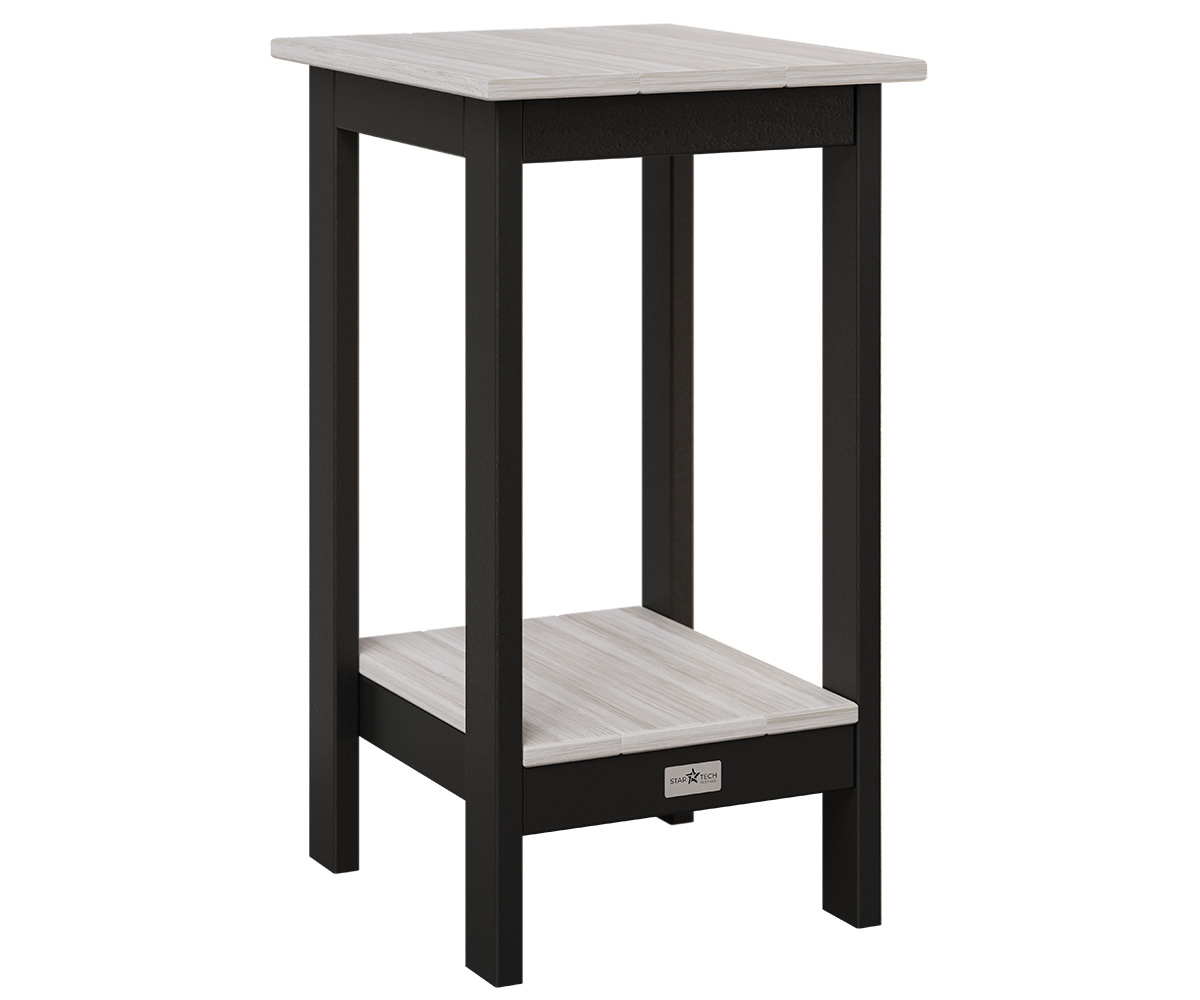 Classic Rectangle Counter Height End Table