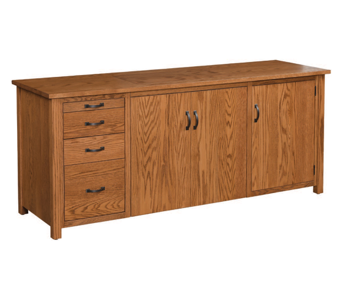 Flat Top Sewing Cabinet - Image 3