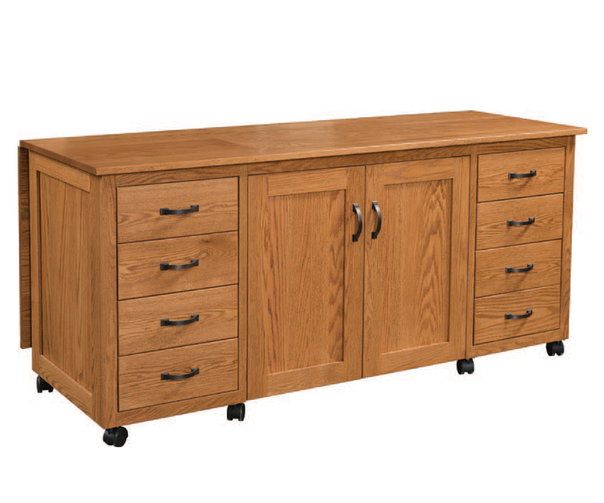 Flat Top Sewing Cabinet - Image 2