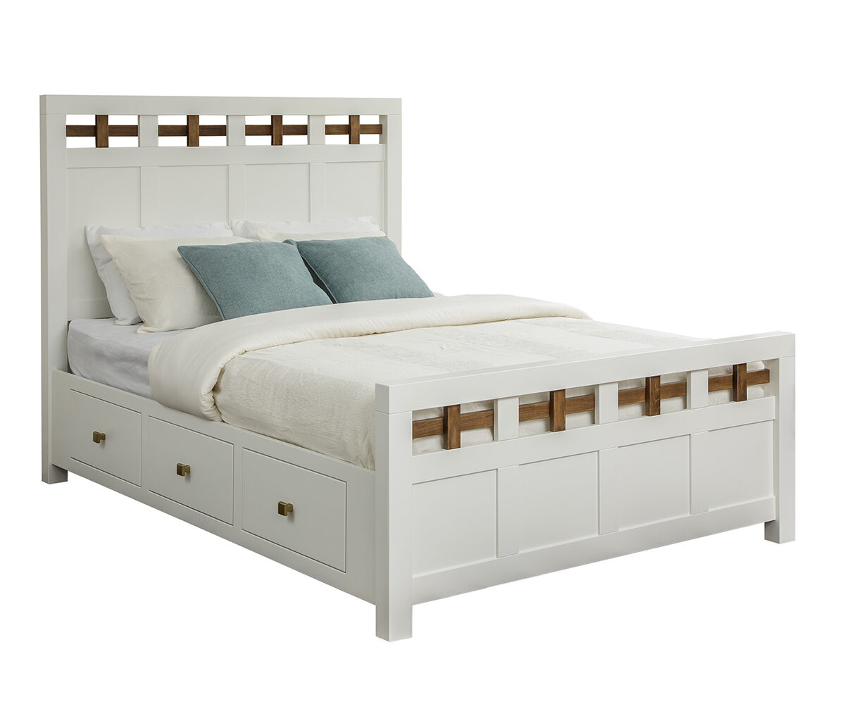 Alto Bed With Storage Rails