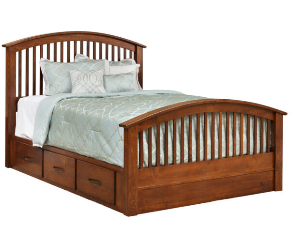 Concord Bed With Storage Rails