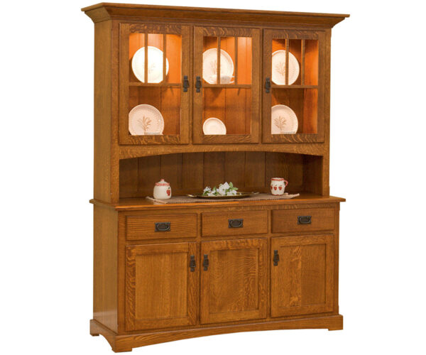 Mission 3 Door Hutch