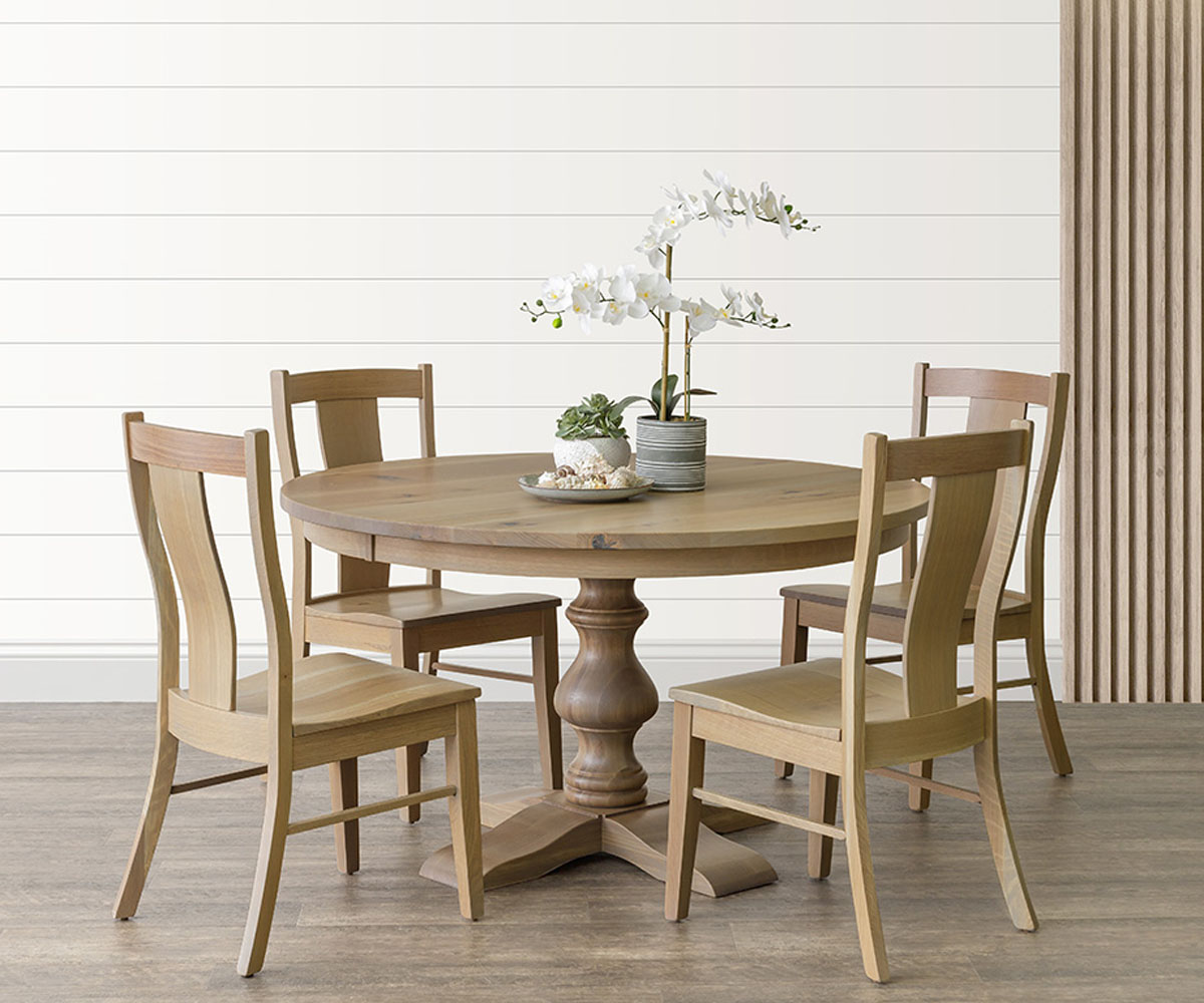 Alana Single Pedestal Table - Image 2