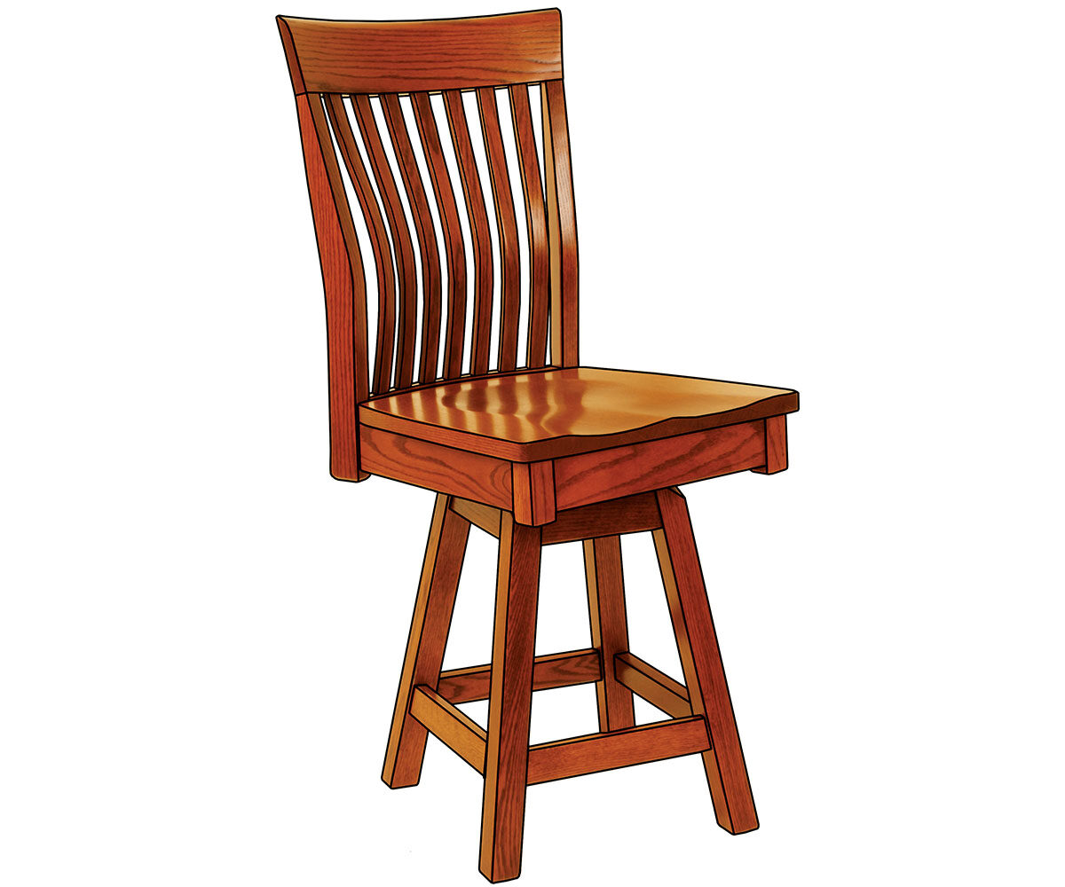 Christy Swivel Bar Stool