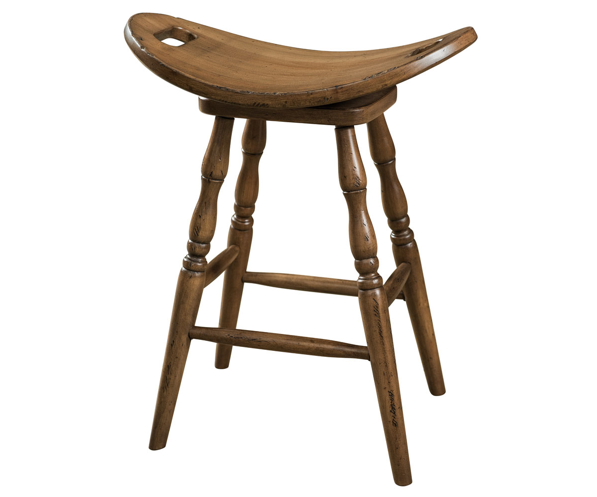Saddle Swivel Stool
