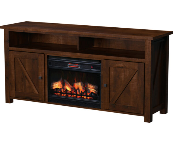 Tulsa Media Console with Fireplace