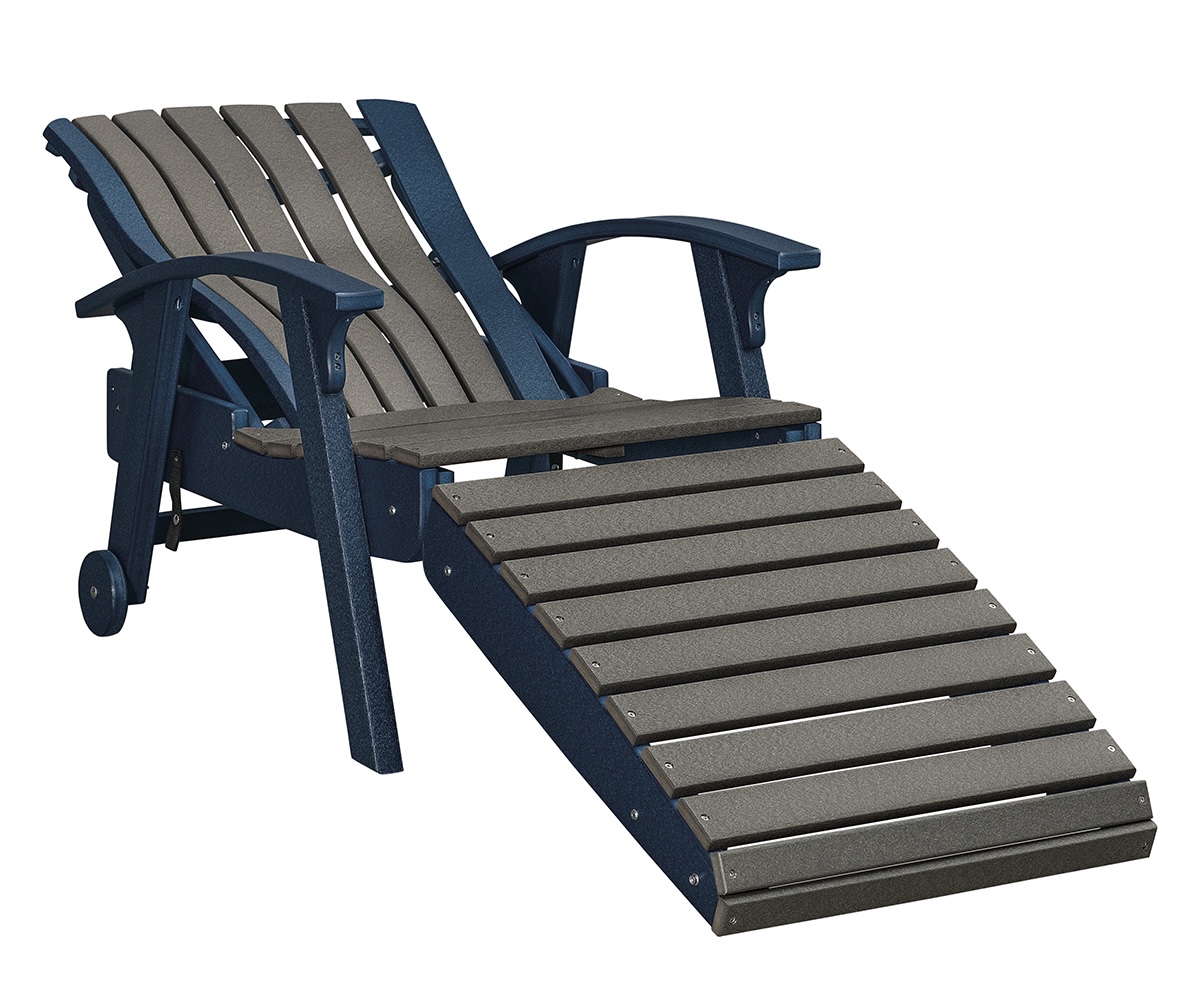 Lounge With Folding Footrest - Image 4