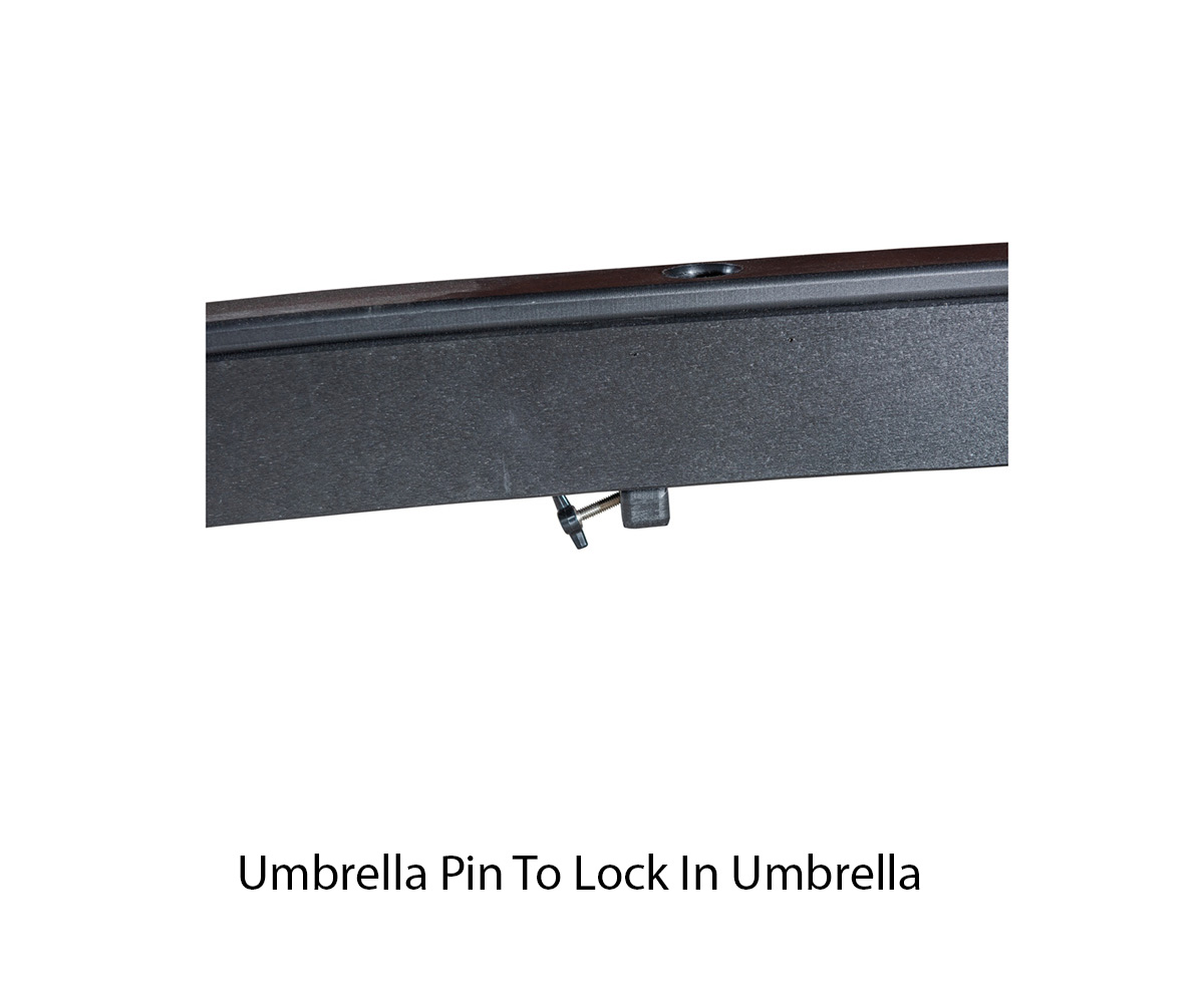 Counter Table With Umbrella Holes - Image 3