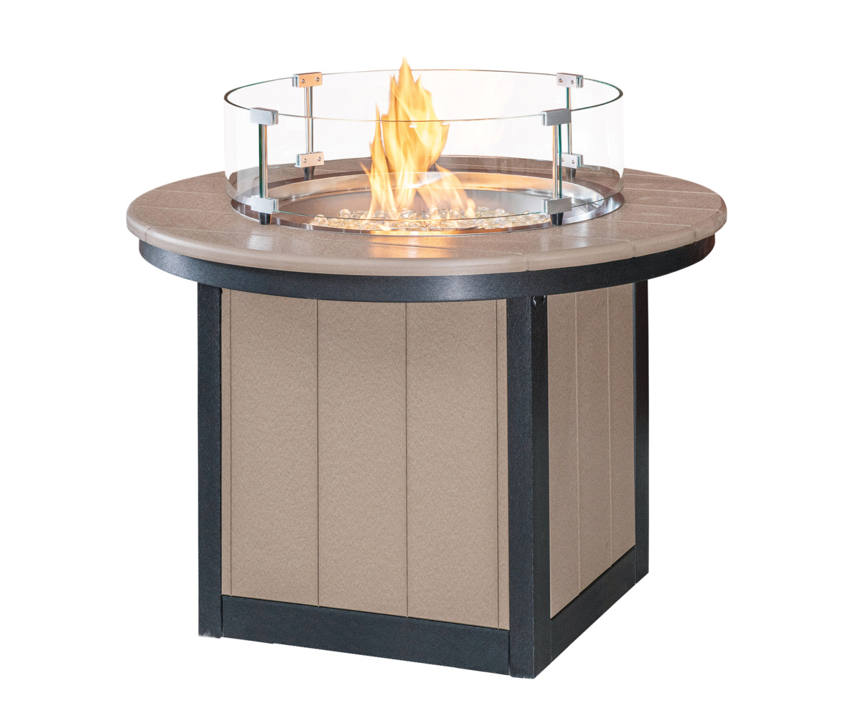 Round Conversation Firepit Table