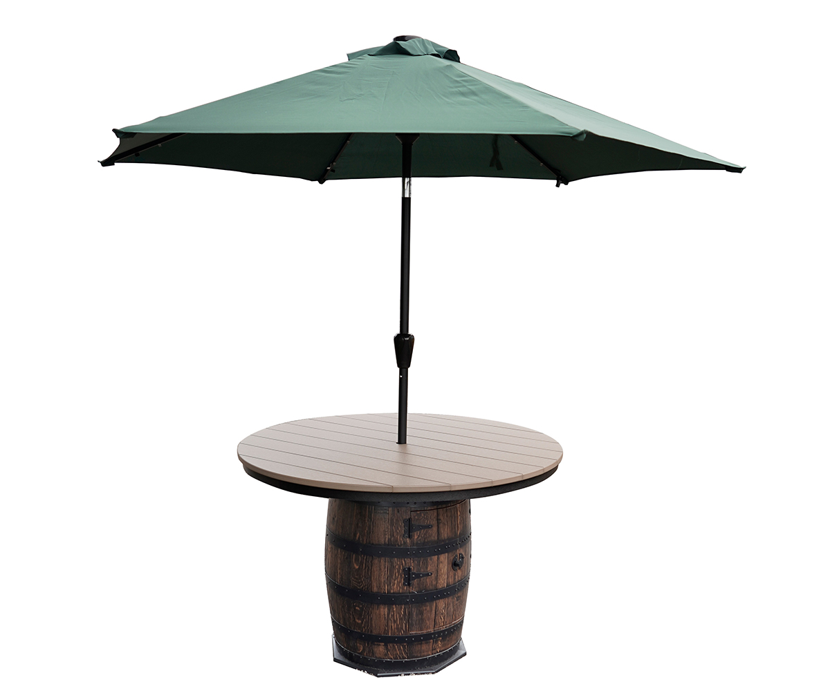 Poly Top For Barrel Table