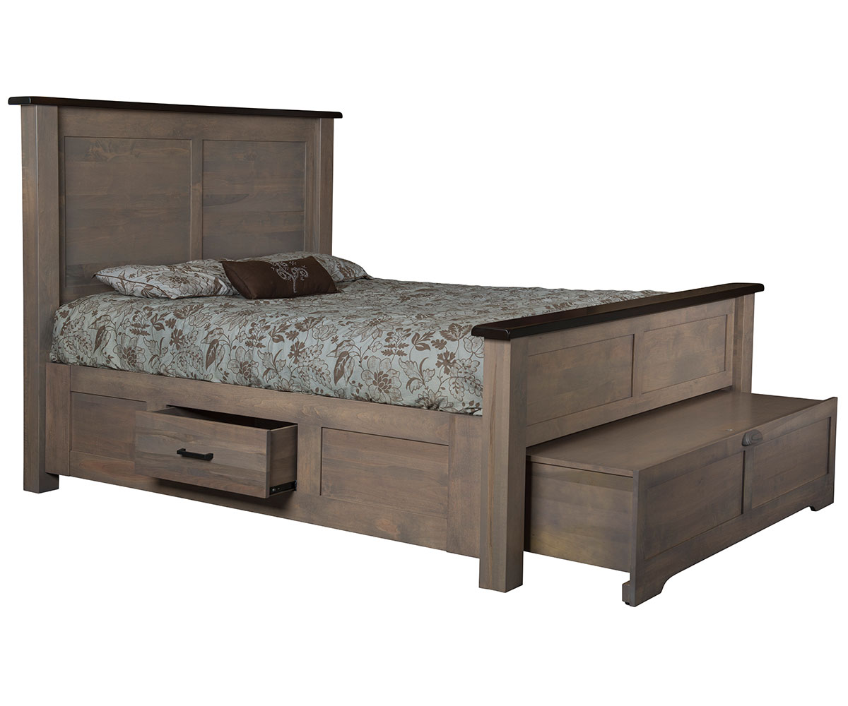 Hamilton Bed With Pullout Footboard - Image 2