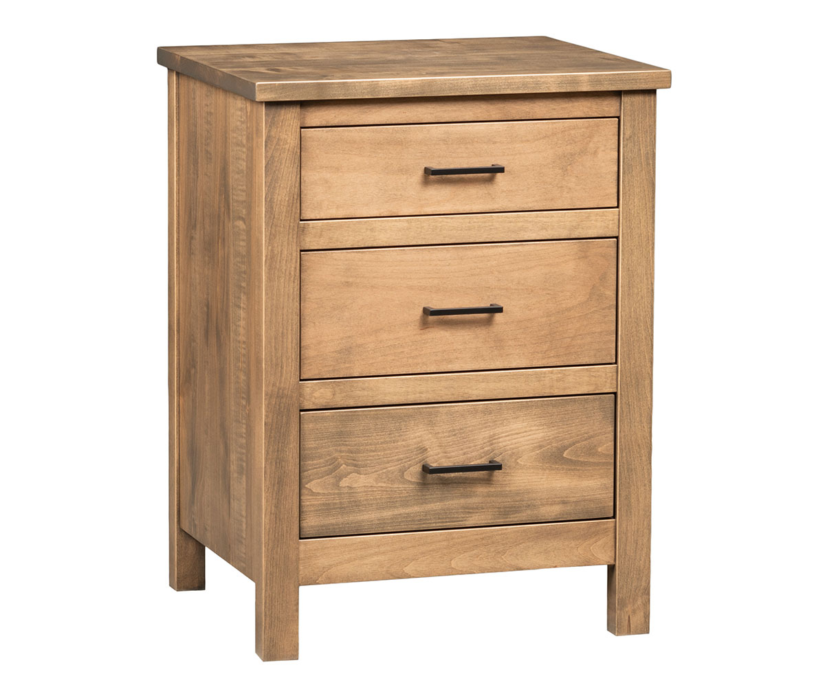 Harmony 3 Drawer Nightstand