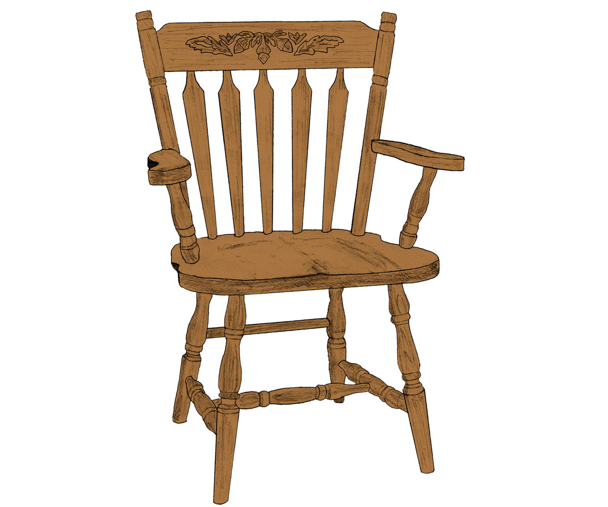 Colonial Arrow Chair - Image 2
