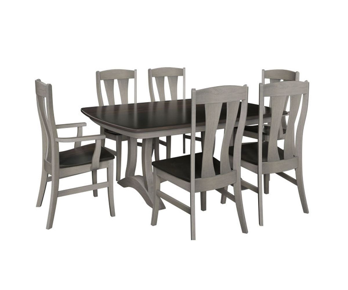 Richfield Double Pedestal Table - Image 2