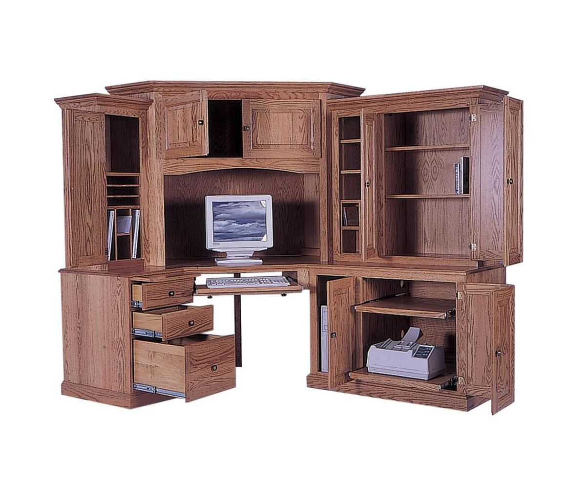 Heirwood 6 Piece Corner Computer Center - Image 2