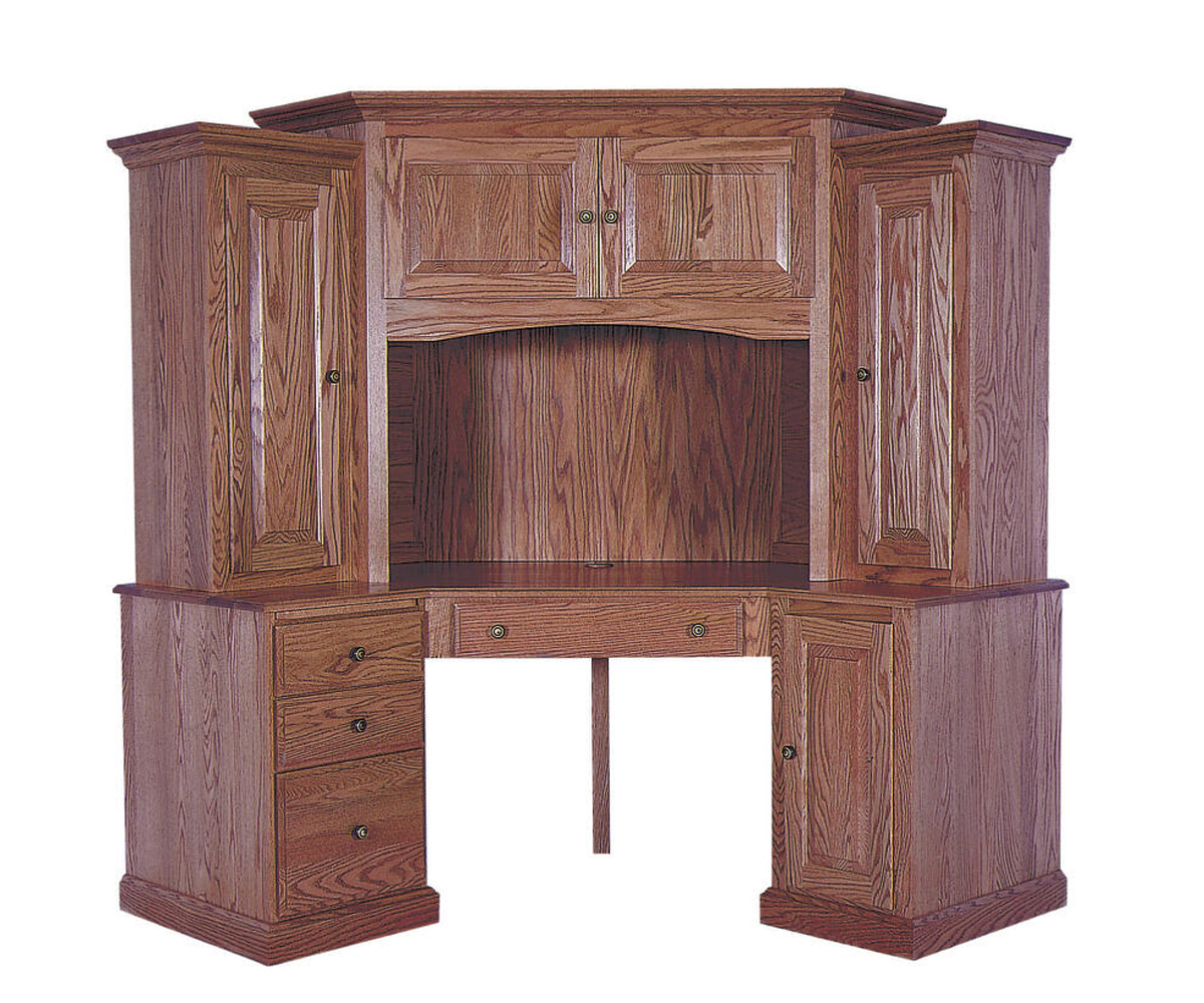 Heirwood 6 Piece Deluxe Corner Computer Center