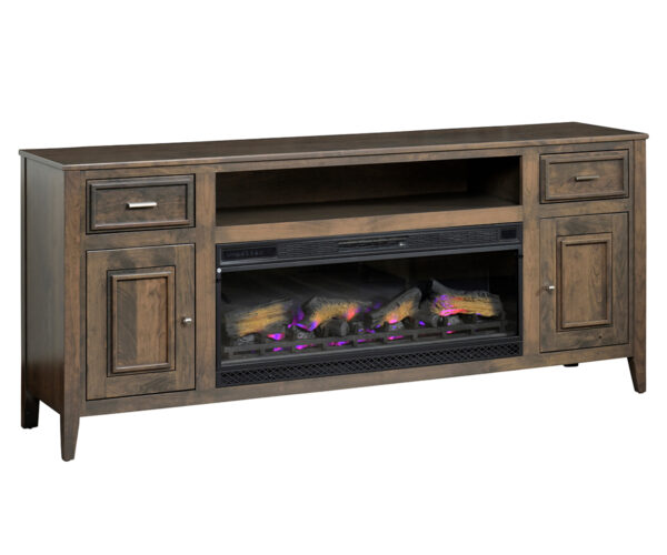 Capri TV Stand With Firebox
