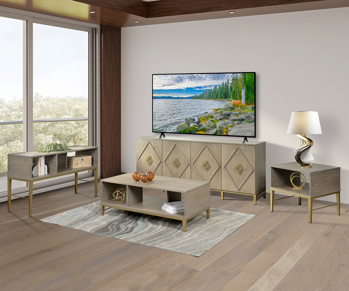Cascade TV Stand With Firebox - Image 2