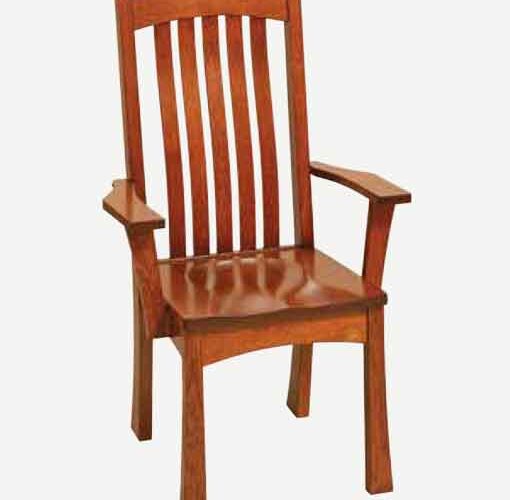 Fusion Designs Amish Arm Chair - Fabric Seat