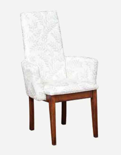 Fusion Designs Amish - Parson Arm Chair - Leather Seat