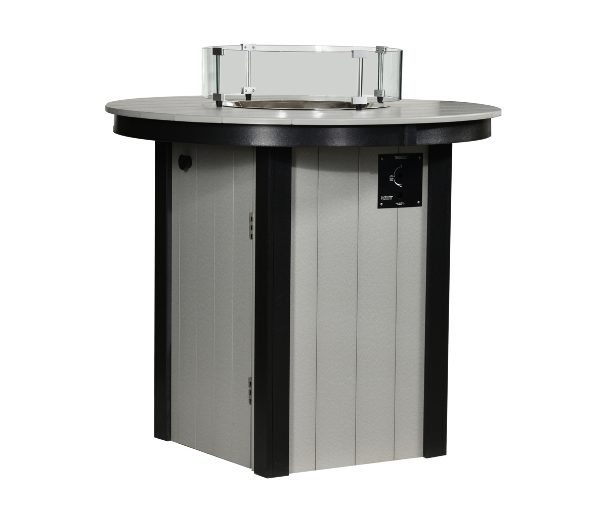 48" Round Fire Pit Balcony Height - 36"H