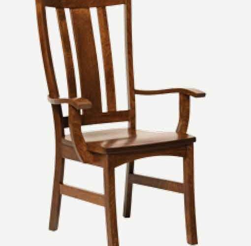 Fusion Designs Amish Arm Chair - Fabric Seat