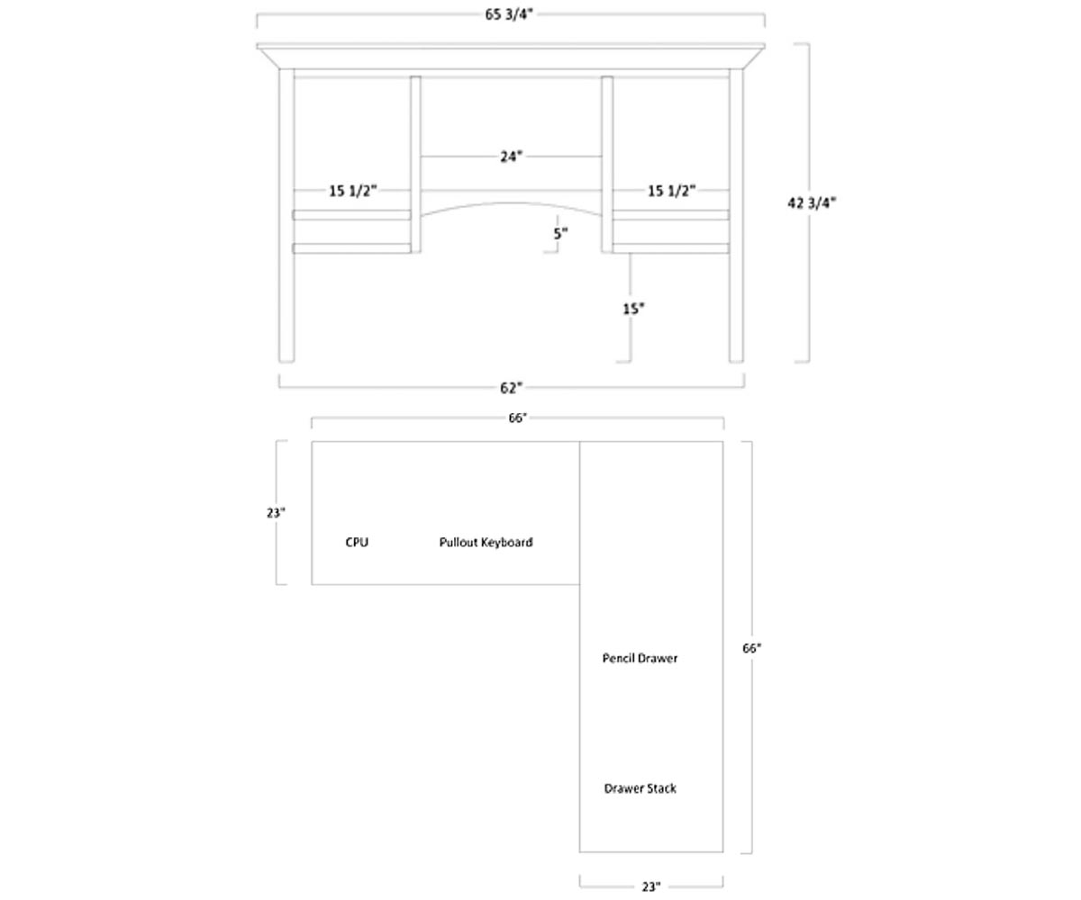 Homestead Corner Desk & Hutch - Image 3