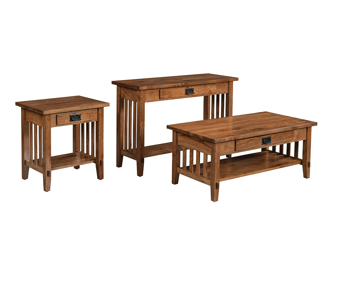 Deluxe Mission Sofa Table - Image 2