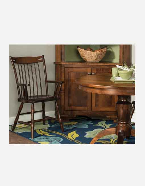 Fusion Designs Amish Corner Hutch - Image 2