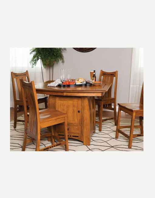 Fusion Designs Amish - Table with Butterfly Leaf - Image 2