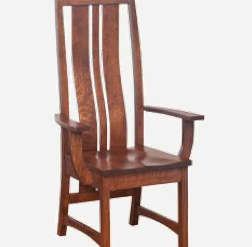 Fusion Designs Amish Arm Chair - Fabric Seat