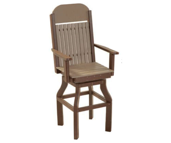 Mission Pub Swivel Arm Chair