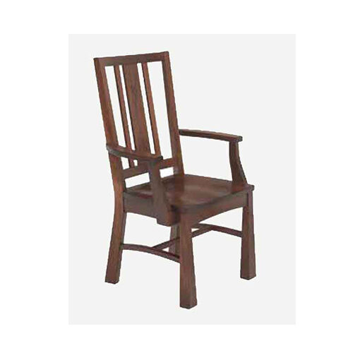 Fusion Designs Amish Arm Chair - Fabric Seat