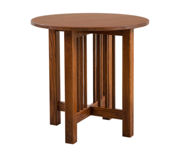 Mission Round End Table