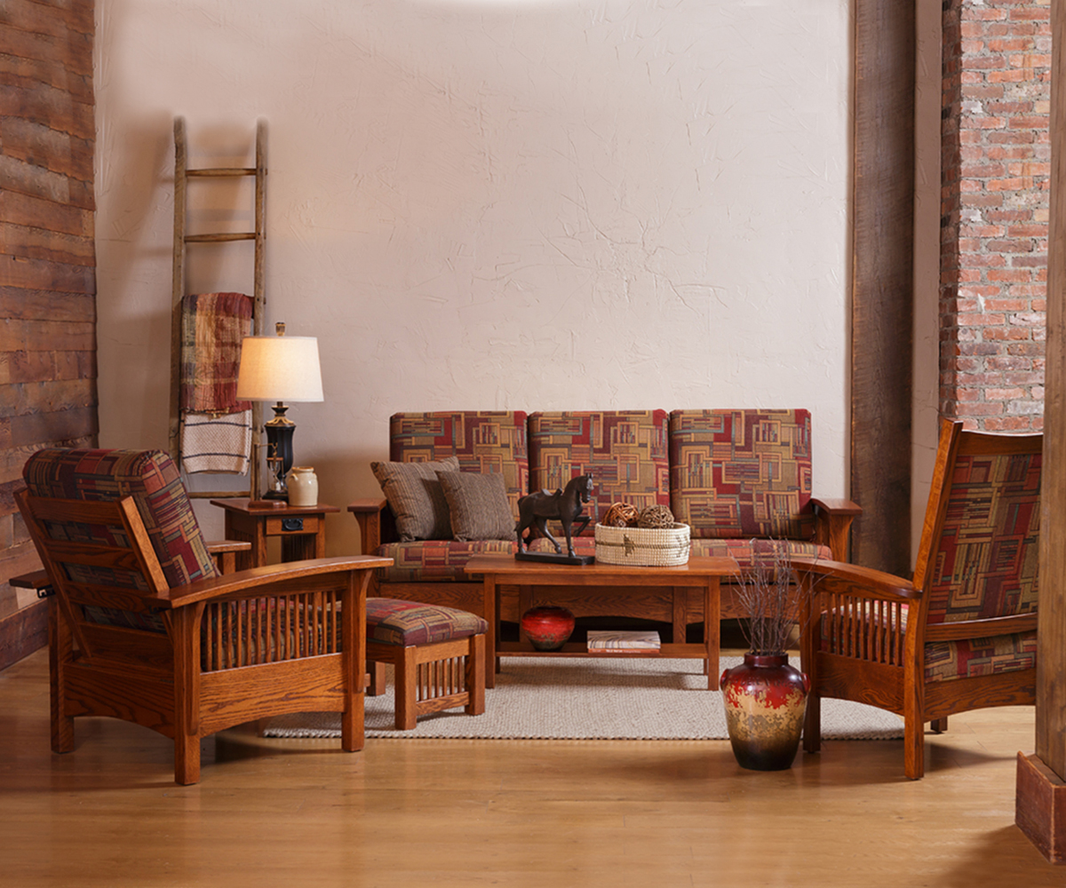 Mission Deacon's Bench With Storage - Image 2