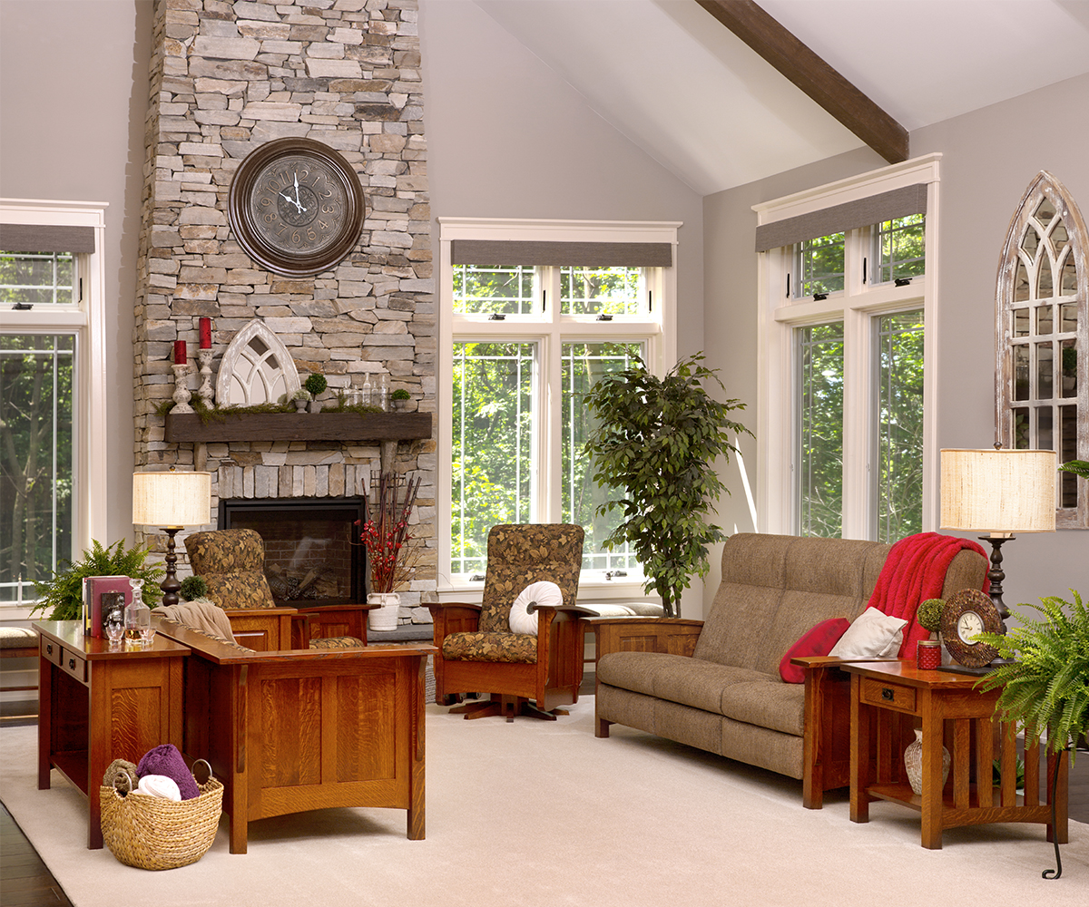 Panel Mission Recliner Sofa Combination - Image 2