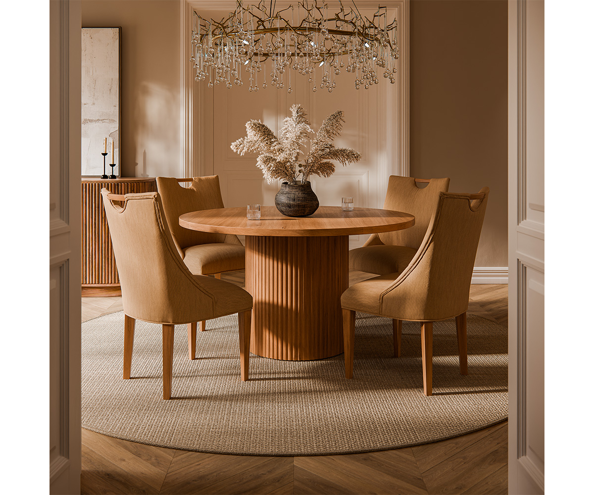 Rainier Single Pedestal Dining Collection - Image 2