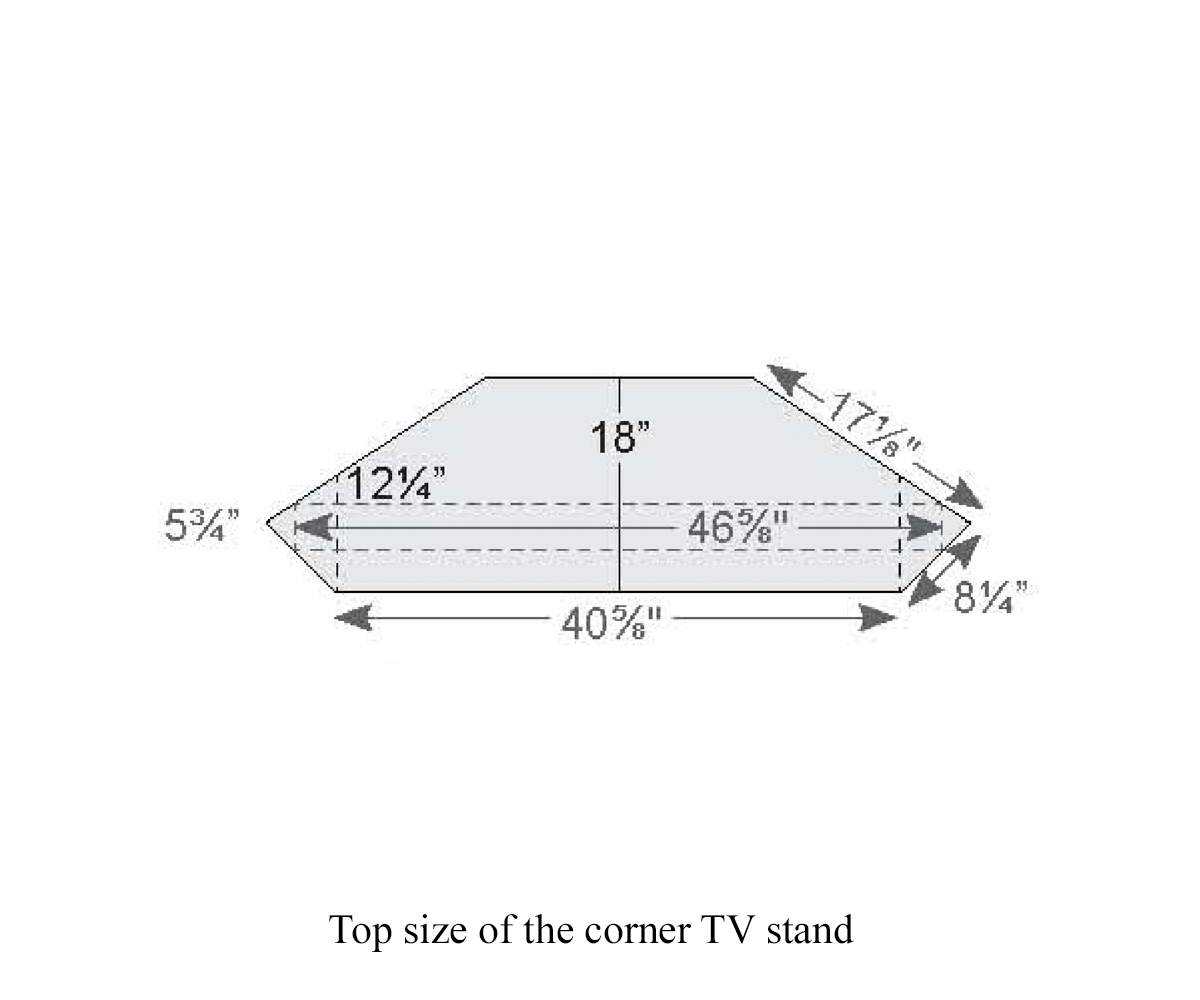 Woodland Shaker Corner TV Console - Image 3
